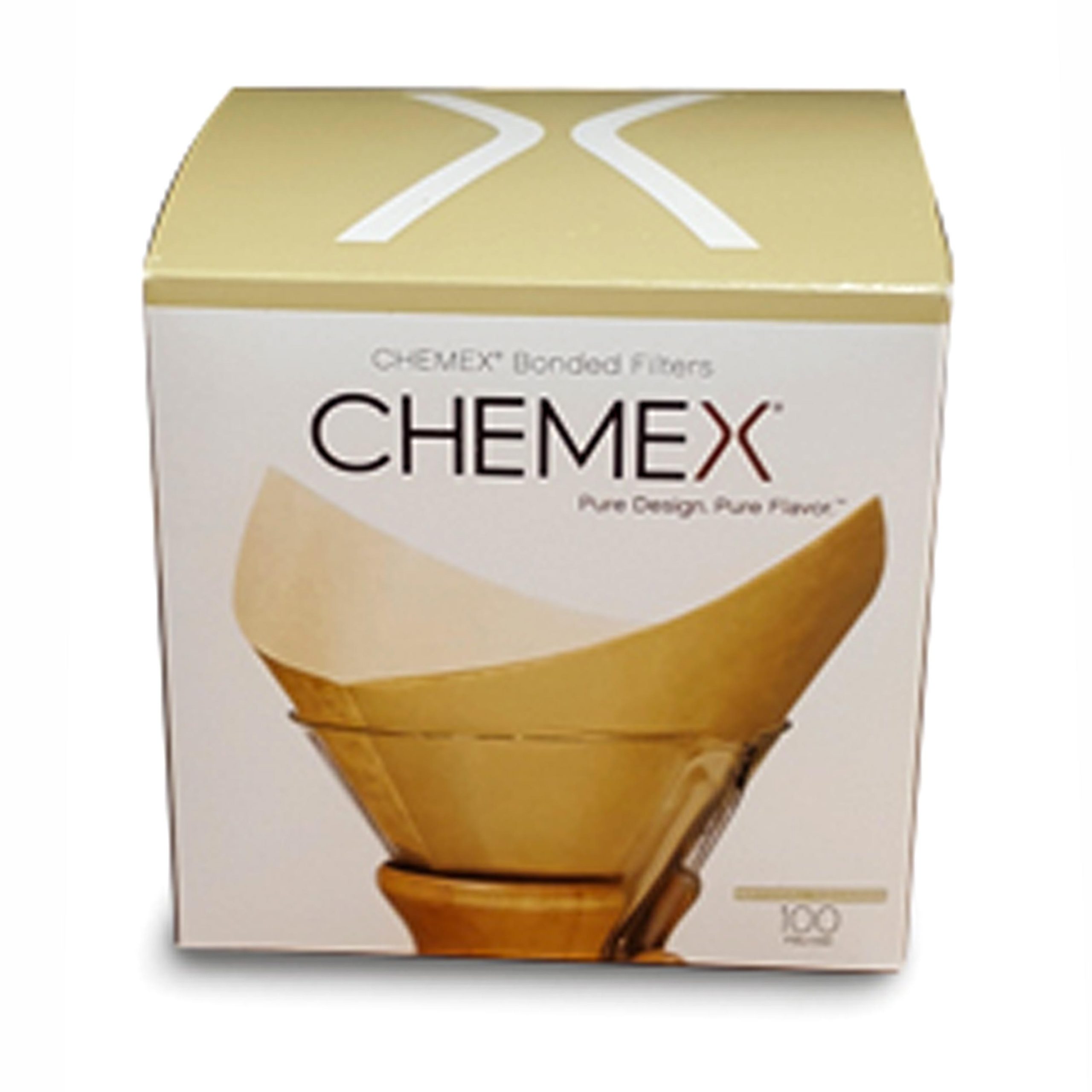 Filtre papier Chemex naturel blanc FS-100 pour 6 et 8 tasses Boite de 100... 